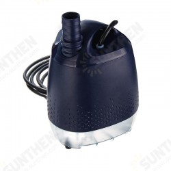 DC24V Submersible Pump Fountain Water Pump Power Cord 2 Nozzles Bottom Suction Pump EU