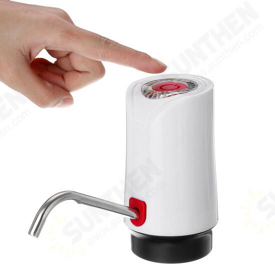 DC5V 4W Electric Auto Portable Water Pump Dispenser Button Switch USB Water Bottle Pump Electric Water Pump Water Dispenser