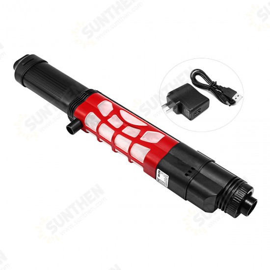 Electric Aquarium Air Vacuum Gravel Cleaner Fish Tank Water Change Siphon Pump Filter