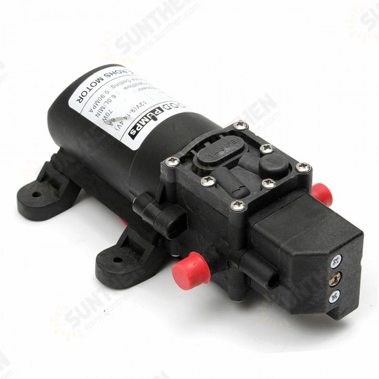 FL-3308 130PSI 6L/Min Water High Pressure Diaphragm Pump Caravan Boat DC 12V 72W