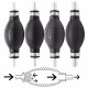 Fuel Line Pump Primer Bulb Hand Primer Gas Petrol Pumps Rubber And Aluminum Pump