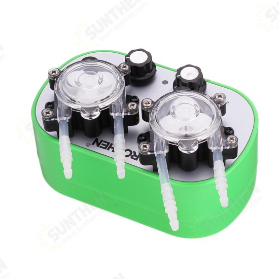 G728-2 Dual Head Micro Peristaltic Pump Fully Automastic Water Pumps Self-priming Pump Metering Circulation Pumps