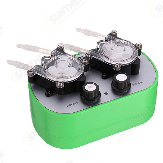 G728-2 Dual Head Micro Peristaltic Pump Fully Automastic Water Pumps Self-priming Pump Metering Circulation Pumps