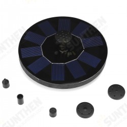 LED Lights Solar Powered Fountain Water Pump Night Floating Garden Birdbath Decor W/ 5 Nozzles LED Lights Solar Powered Fountain Water Pump Night Floating Garden Birdbath Decor W/ 5 Nozzles