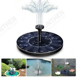 Solar Fountain Pump 1.4W 150L/H Circle Solar Power Water Floating Panel with 6 Attaches for Garden Decoration Water Cycling No Electricity Required Solar Fountain Pump 1.4W 150L/H Circle Solar Power Water Floating Panel with 6 Attaches for Garden Decoration Water Cycling No Electricity Required