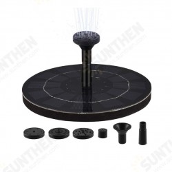 Solar Fountain Pump 1.4W 150L/H Circle Solar Power Water Floating Panel with 6 Attaches for Garden Decoration Water Cycling No Electricity Required Solar Fountain Pump 1.4W 150L/H Circle Solar Power Water Floating Panel with 6 Attaches for Garden Decoration Water Cycling No Electricity Required