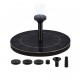 Solar Fountain Pump 1.4W 150L/H Circle Solar Power Water Floating Panel with 6 Attaches for Pond Fountain BirdBath Garden Decoration Water Cycling No Electricity Required