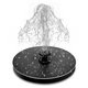 Solar Fountain Pump 2.2W Floating Solar Round Water Pump Floating Panel With 7 Nozzles for Pond Fountain BirdBath Garden Decoration Water Cycling