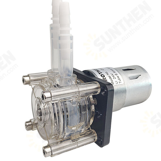 Large Flow Easy To Install Peristaltic Pump 12V/24V Metering Vacuum Pump 500mL/min Flat Type