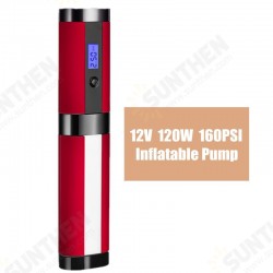 Portable Air Compressor Digital Lcd Display Mini Air Inflator Hand Held Tire Pump Led Light USB Output