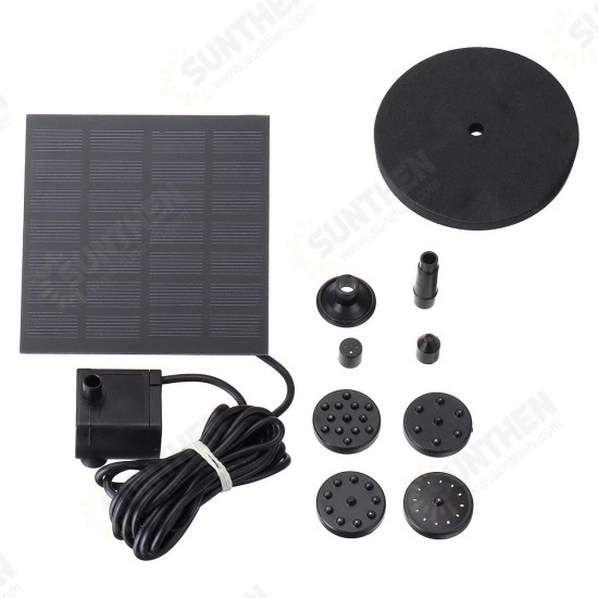 Solar Fountain Water Pump for Bird Bath Solar Panel Kit Fountain for Small Pond Garden Solar Pumping Eqiupment