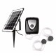 Solar Power Oxygenator 6V 3.5W Solar Powered Panel Oxygenator Aquarium Pond Low Noise Solar Powered Air Pump