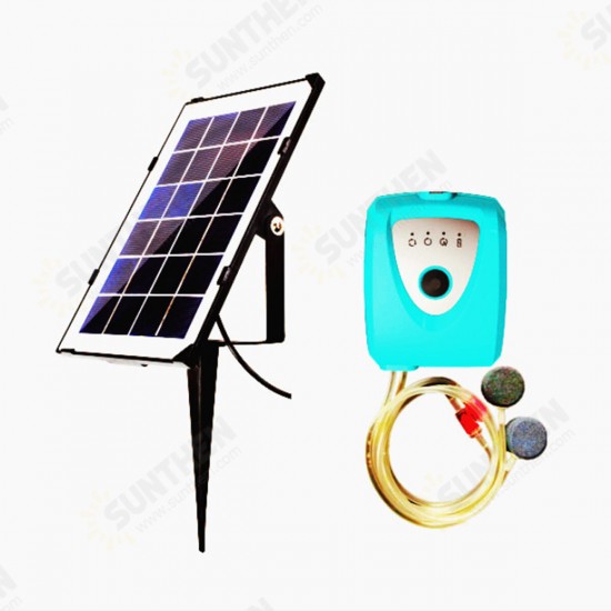 Solar Power Oxygenator 6V 3.5W Solar Powered Panel Oxygenator Aquarium Pond Low Noise Solar Powered Air Pump