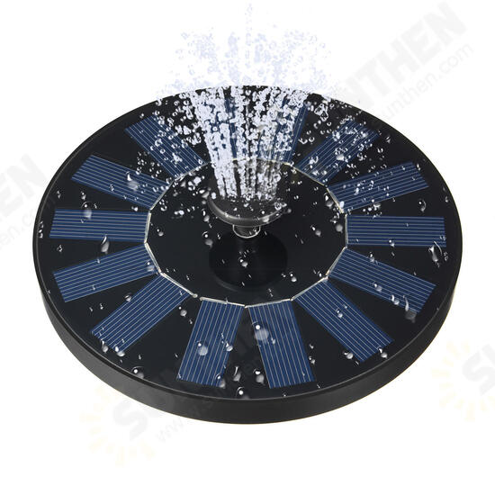 Solar Powered Floating Bird Bath Water Fountain Pump Pond Pool Water Pump