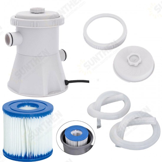 Swimming Pool Filter Pump Reusable Water Cleaner Electric Filter Pump