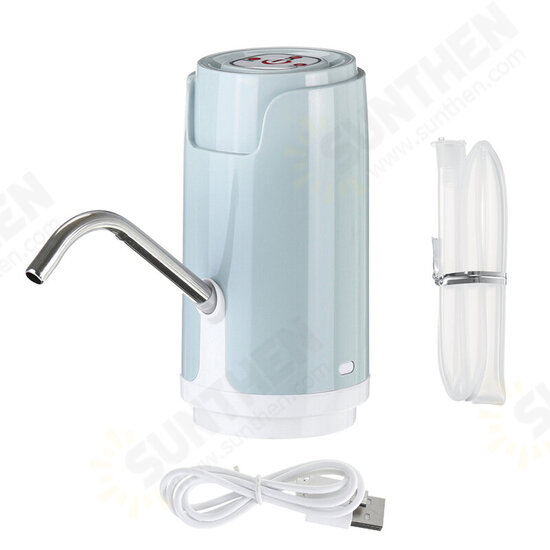 USB Rechargeable Water Pump Dispenser Automatic Gallon Bottle Pump Electric Drinking Machine Pump