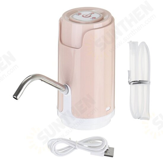 USB Rechargeable Water Pump Dispenser Automatic Gallon Bottle Pump Electric Drinking Machine Pump