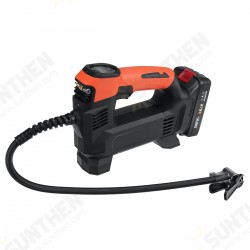 98VF Portable Electric Air Pump Lithium Battery Multi-purpose LED Lamp for Car Bicycle Motorcycle Tire W/ 1pc/2pcs Battery 98VF Portable Electric Air Pump Lithium Battery Multi-purpose LED Lamp for Car Bicycle Motorcycle Tire W/ 1pc/2pcs Battery