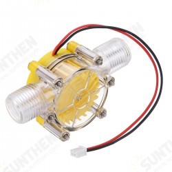 Yellow Translucent 12V/10W DC Water Flow Pump Generator Turbine Generator Water Flow Hydraulic DIY Yellow Translucent 12V/10W DC Water Flow Pump Generator Turbine Generator Water Flow Hydraulic DIY