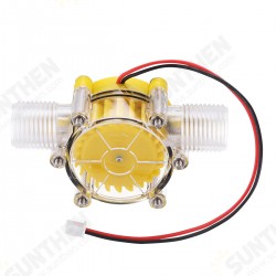 Yellow Translucent 12V/10W DC Water Flow Pump Generator Turbine Generator Water Flow Hydraulic DIY Yellow Translucent 12V/10W DC Water Flow Pump Generator Turbine Generator Water Flow Hydraulic DIY