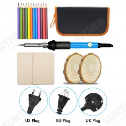 104PCS 110V/220V Wood Burning Pen Set Stencil Soldering Iron Tips Tools Pyrography Kit 104PCS 110V/220V Wood Burning Pen Set Stencil Soldering Iron Tips Tools Pyrography Kit