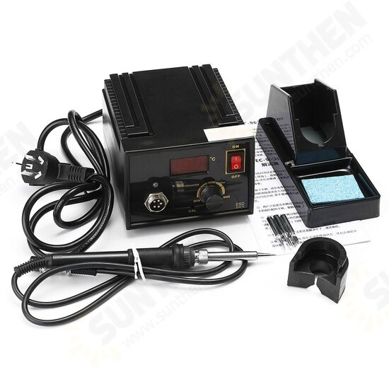 110V 220V 967 Electric Rework Soldering Station Iron LCD Display Desoldering SMD Tool