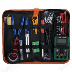 110V 60W 22Pcs Electric Adjustable Temperature Soldering Iron Kit Welding Tool With Multimeter 110V 60W 22Pcs Electric Adjustable Temperature Soldering Iron Kit Welding Tool With Multimeter
