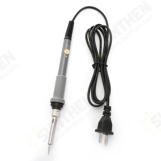 110V Adjustable Electric Temperature Welding Solder Iron Tool Solder with 5Pcs Tips