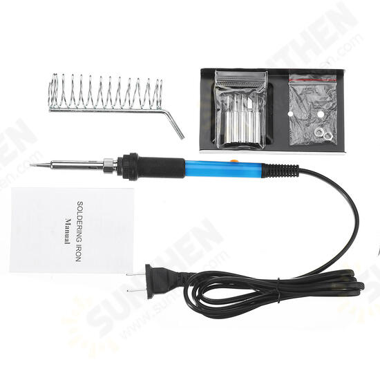 110V/220V 60W Electric Solder Iron Adjustable Temperature Welding Soldering Iron Tool Kit