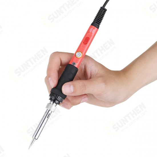 110V/220V 60W Electric Soldering Iron Handle Welding Tool Adjustable Solder Wire