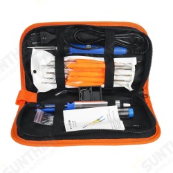 17PCS Electric Soldering Iron Tool Kit 60W Control Welding Station Tip Case 17PCS Electric Soldering Iron Tool Kit 60W Control Welding Station Tip Case