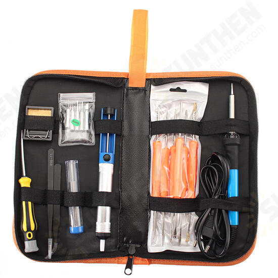 18Pcs 60W 110V/220V Adjustable Temperature Welding Solder Iron Tool 200~450℃ 18Pcs 60W 110V/220V Adjustable Temperature Welding Solder Iron Tool 200~450℃