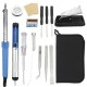 18pcs 60W 110V Electric Soldering Iron Kit Adjustable Temperature Solder Welding Tool 18pcs 60W 110V Electric Soldering Iron Kit Adjustable Temperature Solder Welding Tool