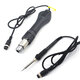 2 in 1 800W LED Digital Soldering Station Hot Air Heater Rework Station Electric Soldering Iron for Phone PCB IC SMD BGA Welding