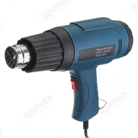 2000W 220V Industrial Adjustable Temperature Hot Air Blower Rework Station with 2Pcs Nozzles 2000W 220V Industrial Adjustable Temperature Hot Air Blower Rework Station with 2Pcs Nozzles