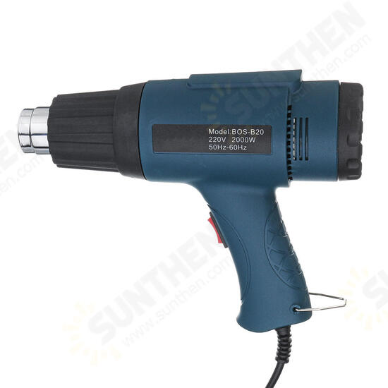 2000W 220V Industrial Adjustable Temperature Hot Air Blower Rework Station with 2Pcs Nozzles 2000W 220V Industrial Adjustable Temperature Hot Air Blower Rework Station with 2Pcs Nozzles