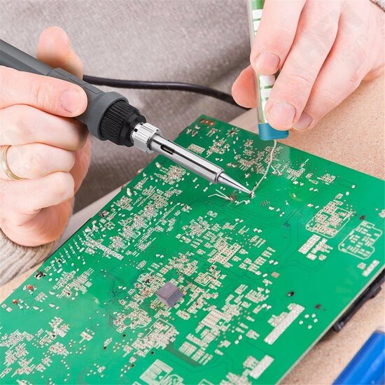 21Pcs 60W 220V/110V Multimeter Kit Adjustable Temperature Electric Soldering Iron Set 21Pcs 60W 220V/110V Multimeter Kit Adjustable Temperature Electric Soldering Iron Set