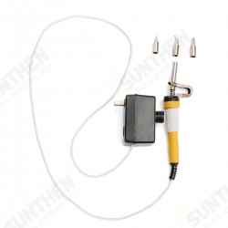 220V 80W Adjustable Temperature Gourd Wood Multifunction Pyrography Machine Heating Wire Pen Kit Tool