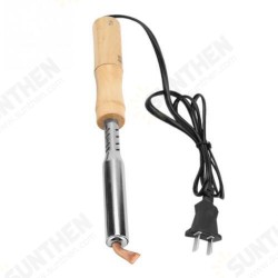 220V Electric Soldering Iron with Chisel Tip And Wood Handle Solder Station Repair Tool Large Power Welding Tools 220V Electric Soldering Iron with Chisel Tip And Wood Handle Solder Station Repair Tool Large Power Welding Tools