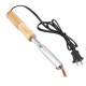 220V Electric Soldering Iron with Chisel Tip And Wood Handle Solder Station Repair Tool Large Power Welding Tools