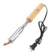 220V Electric Soldering Iron with Chisel Tip And Wood Handle Solder Station Repair Tool Large Power Welding Tools