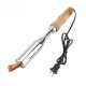 220V Electric Soldering Iron with Chisel Tip And Wood Handle Solder Station Repair Tool Large Power Welding Tools