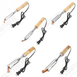 220V Electric Soldering Iron with Chisel Tip And Wood Handle Solder Station Repair Tool Large Power Welding Tools 220V Electric Soldering Iron with Chisel Tip And Wood Handle Solder Station Repair Tool Large Power Welding Tools
