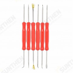 220V/110V 60W DIY Adjustable Temperature Electric Solder Iron Welding Kit Screwdriver Glue Guns Repair Carving Rework Station Accessories with Kit Bag