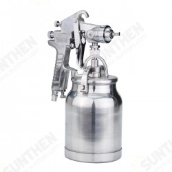 3 In 1 Suction Feed Heavy Duty Paint Spray Sprayer 1L Pot 1/4Inch Air Hose Fitting 3 In 1 Suction Feed Heavy Duty Paint Spray Sprayer 1L Pot 1/4Inch Air Hose Fitting