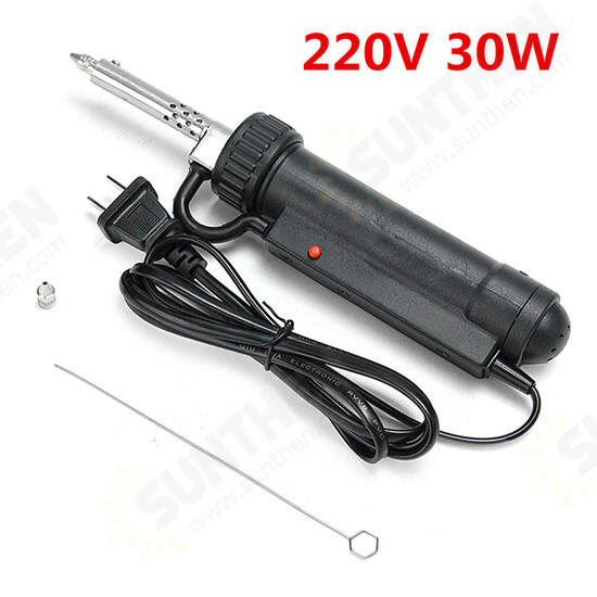 30W 220V Electric Vacuum Solder Sucker Iron Desoldering Pump Repair Tool