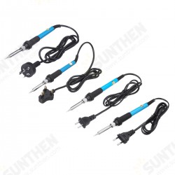 37Pcs 60W Electric Soldering Iron Tools Kit Welding Desoldering Pump Tool Set