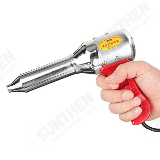 500W Plastic Hot Air Gun Adjustable Plastic Welding Torch 100-450℃ Hot Air Gun