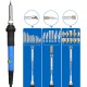 52Pcs 110V 220V 60W Wood Burning Pen Set Stencil Soldering Tips Tools Pyrography Kit