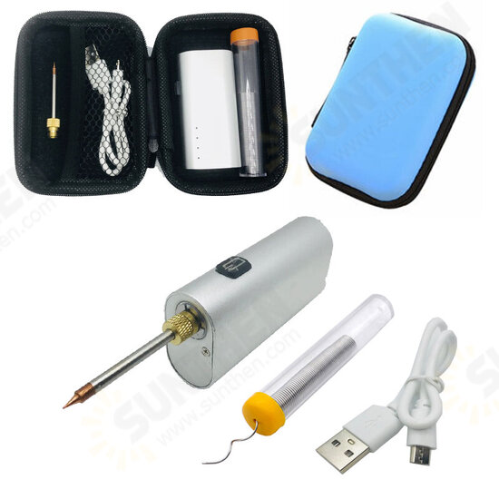 5V 10W Electric Soldering Iron Tool Kits Lithium Battery Portable Soldering Iron USB Charging Soldering Tool